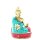Statue Buddha Mudra 11,5cm Messing Howlit Handarbeit