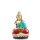 Buddha Dekofigur 7,5 cm klein Messing Howlit Handarbeit