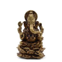 Statuen Set Ganesha 12 Stück Messing 3 cm Hindu...
