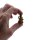 Statuen Set Ganesha 12 Stück Messing 3 cm Hindu Handarbeit