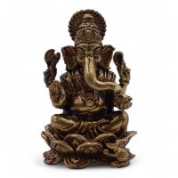 Statuen Set Ganesha 4 Stück Messing massiv 4,9 cm...