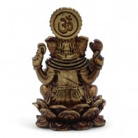 Statuen Set Ganesha 4 Stück Messing massiv 4,9 cm...