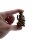 Statuen Set Ganesha 4 Stück Messing massiv 4,9 cm Handarbeit