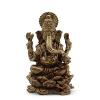 Figurenset Ganesha 6 Stück 3,7 cm Messing Handarbeit...