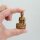 Statuen Set Buddha 4 Stück Vitarka Mudra Messing 4 cm massiv