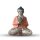 Statue Suarholz 30 cm hoch Buddha Anjali Mudra Handarbeit