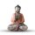 Deko Figur Buddha 60 cm Suarholz Orange Vitarka Mudra