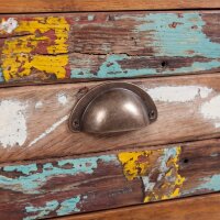 Sideboard Upcycling Teakholz 160 x 60 x 40 cm mit Schubladen