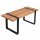 Couchtisch Upcycling Teak 120 cm Kufengestell Industrial