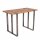 Stehtisch Teak 150 x 40 x 110 cm Kufengestell Upcycling