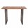 Stehtisch Teak 150 x 40 x 110 cm Kufengestell Upcycling