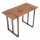 Stehtisch Teak 150 x 40 x 110 cm Kufengestell Upcycling