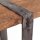 Stehtisch Teak 150 x 40 x 110 cm Kufengestell Upcycling