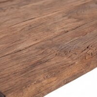 Schrank Teakholz recycelt 70 x 30 x 35 cm Fach Schublade