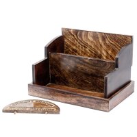Ablage Kasten Mango 32 x 22 x 31 cm Schmuck Flacons Display