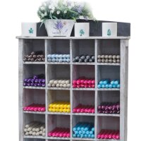 Apothekerregal Weiß 158 x 60 x 25 cm Albesia mit Schublade