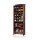Apothekerschrank Holz 158 x 60 x 25 cm mit Schublade Fach