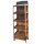 Regal mit Schublade Teak 178 x 57 x 39 cm 5 Böden schräg