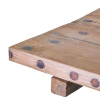 Klapptisch Teakholz 50 cm breit Upcycling Handarbeit Unikat