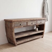 Sideboard mit Schubladen Teak recycelt 180 cm Bali Upcycling