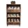 Regal Schrank 160 x 100 x 40 cm Teakholz recycelt massiv
