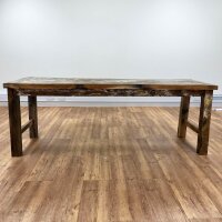 Esstisch 180 cm recyceltes Teakholz Bali Massivholz Unikat