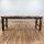 Esstisch 180 cm recyceltes Teakholz Bali Massivholz Unikat