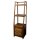 Standregal mit Fach 173 x 51 x 36 cm Teakholz Handarbeit