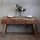 Konsolentisch Teak recycelt 150 x 45 x 80 cm mit Stauraum