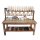 Tisch mit Regal 220 cm XXL recyceltes Teak massiv Sideboard