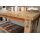 Tisch mit Regal 220 cm XXL recyceltes Teak massiv Sideboard