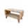 Couchtisch Teakholz massiv 81 x 49 x 41 cm Kaffeetisch