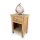 Nachttisch Teak mit Schublade 51 x 65 x 42 cm Handarbeit