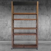 Regal Teak massiv 181 cm hoch recycelt Handarbeit Indonesien