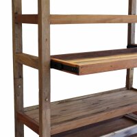 Regal Teak massiv 181 cm hoch recycelt Handarbeit Indonesien