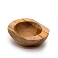 Schale Teak massiv ca. 20 cm lang für Obst Snacks...