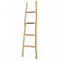 Deko Leiter Holz 150 cm hoch Ständer Handtuchhalter...