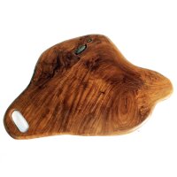 Schneidebrett Teak 30 cm Massivholz Küche Handarbeit...
