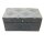 Kiste Mango Holz Grau 22 x 12 x 10 cm Handarbeit Schmuck