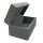 Kiste Mango Holz Grau 22 x 12 x 10 cm Handarbeit Schmuck