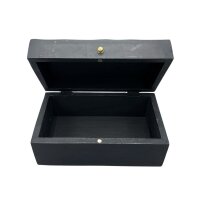 Box Schwarz 22 x 12 x 10 cm Mango Holz Handarbeit...