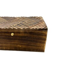 Kiste Mangoholz Antik 22 x 12 x 10 cm Schmuck Handarbeit