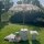Deko Schirm Boho Ø 190 cm Canvas Holz Bali Gartenschirm