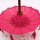 Deko Sonnenschirm Mini 45 cm Rosa Baumwolle Bali Tischdeko