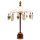 Deko Sonnenschirm Mini 40 cm Gold Baumwolle Bali Tischdeko