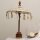 Deko Sonnenschirm Mini 40 cm Gold Baumwolle Bali Tischdeko