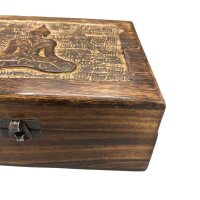 Deko Kiste Mango 20 x 15 x 7,5 cm Buddha Yoga Handarbeit Box