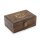 Teebox Mango Holz 23 x 15 x 9,5 cm 6 Fächer Aufbewahrung
