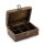 Teebox Mango Holz 23 x 15 x 9,5 cm 6 Fächer Aufbewahrung
