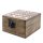 Box Set 2 Stück Mangoholz 10 x 10 x 6 cm Slawisches Muster